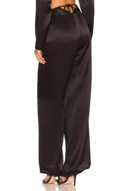 Camila Coelho Chelsie Pants In Black -CAMILA COELHO Sales COEL WP56 V3