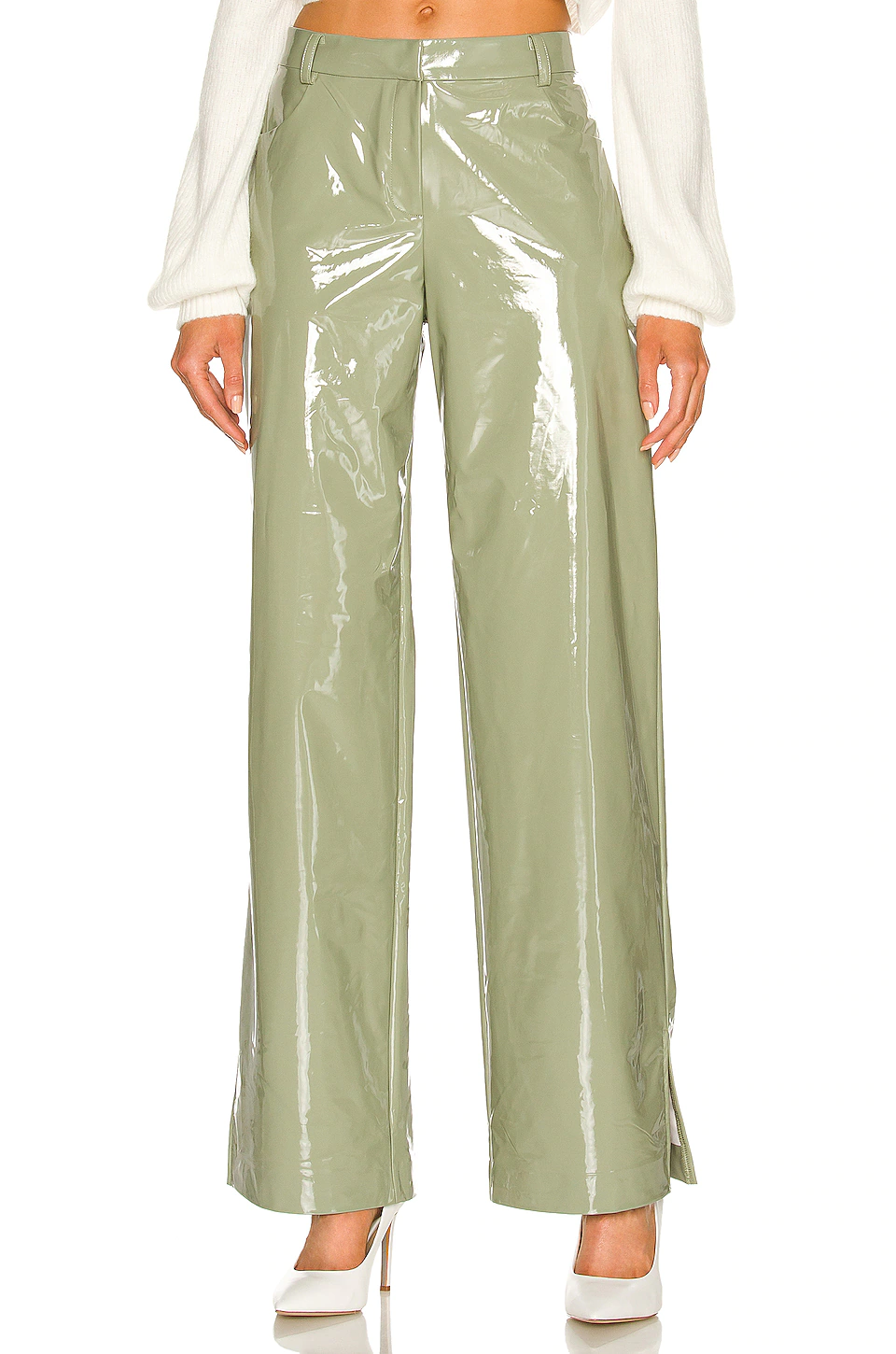 Camila Coelho Cyrus Pant In Sage
