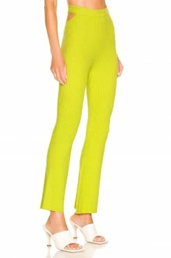 Camila Coelho Coyote Pant In Lime -CAMILA COELHO Sales COEL WP63 V2