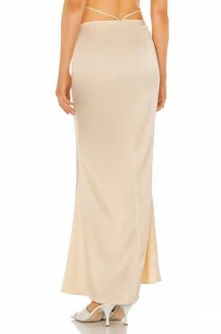 Camila Coelho Jaida Maxi Skirt In Vanilla 8 Camila Coelho Jaida Maxi Skirt In Vanilla -CAMILA COELHO Sales COEL WQ39 V3