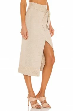 Camila Coelho Mimmi Wrap Skirt In Toffee -CAMILA COELHO Sales COEL WQ50 V2