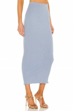 Camila Coelho Logan Midi Skirt In Baby Blue -CAMILA COELHO Sales COEL WQ51 V2