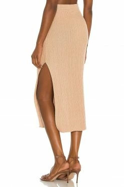 Camila Coelho Lyon Skirt In Tan 8 Camila Coelho Lyon Skirt In Tan -CAMILA COELHO Sales COEL WQ64 V3