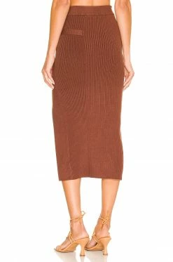 Camila Coelho Ellis Skirt In Nutmeg -CAMILA COELHO Sales COEL WQ89 V3