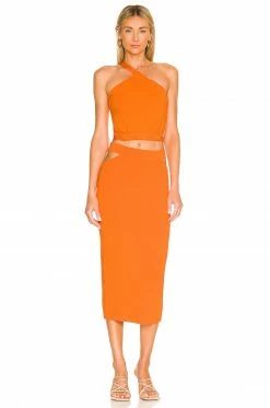 Camila Coelho Dominic Skirt In Orange -CAMILA COELHO Sales COEL WQ97 V4