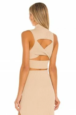 Camila Coelho Eliza Top In Beige -CAMILA COELHO Sales COEL WS111 V4