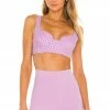 Camila Coelho Demi Crop Top In Pink Lilac -CAMILA COELHO Sales COEL WS115 V1