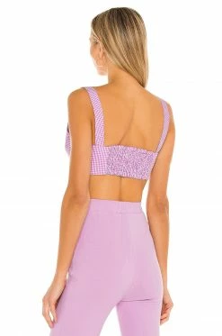 Camila Coelho Demi Crop Top In Pink Lilac 9 Camila Coelho Demi Crop Top In Pink Lilac -CAMILA COELHO Sales COEL WS115 V3