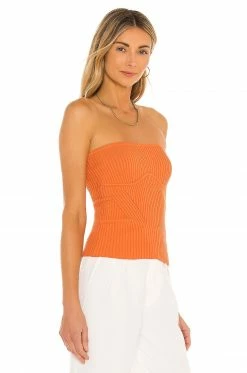 Camila Coelho Hazel Tube Top In Sienna Sunset -CAMILA COELHO Sales COEL WS118 V2