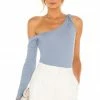 Camila Coelho Dawn Bodysuit In Baby Blue -CAMILA COELHO Sales COEL WS121 V1