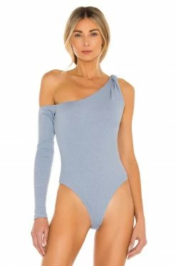 Camila Coelho Dawn Bodysuit In Baby Blue -CAMILA COELHO Sales COEL WS121 V2
