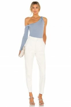 Camila Coelho Dawn Bodysuit In Baby Blue -CAMILA COELHO Sales COEL WS121 V5