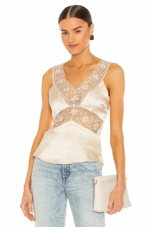 Camila Coelho Delaney Top In Champagne -CAMILA COELHO Sales COEL WS122 V1