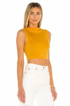 Camila Coelho Pixie Tank Top In Tangerine Orange -CAMILA COELHO Sales COEL WS123 V2