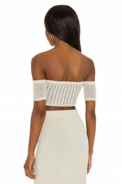 Camila Coelho Joss Top In Light Mint -CAMILA COELHO Sales COEL WS134 V3