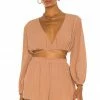 Camila Coelho Hattie Top In Taupe