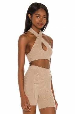 Camila Coelho Alessia Top In Taupe -CAMILA COELHO Sales COEL WS140 V2