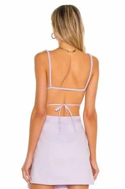 Camila Coelho Tori Bralette In Pale Lavender 8 Camila Coelho Tori Bralette In Pale Lavender -CAMILA COELHO Sales COEL WS144 V3