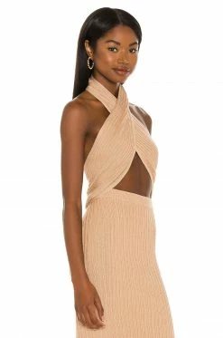 Camila Coelho Lyon Top In Tan -CAMILA COELHO Sales COEL WS147 V2