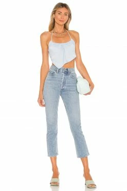 Camila Coelho Levi Cami In Pale Blue -CAMILA COELHO Sales COEL WS153 V4