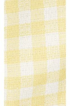 Camila Coelho Clarisse Top In Yellow & White -CAMILA COELHO Sales COEL WS154 V5