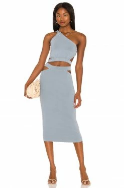 Camila Coelho Dominic Top In Muted Blue -CAMILA COELHO Sales COEL WS155 V4