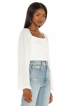 Camila Coelho Poesia Top In White -CAMILA COELHO Sales COEL WS164 V2