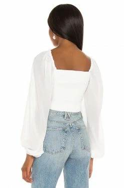 Camila Coelho Poesia Top In White -CAMILA COELHO Sales COEL WS164 V3