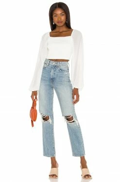 Camila Coelho Poesia Top In White -CAMILA COELHO Sales COEL WS164 V4