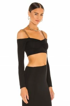 Camila Coelho Kalysta Top In Black -CAMILA COELHO Sales COEL WS167 V2