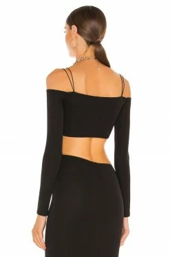 Camila Coelho Kalysta Top In Black -CAMILA COELHO Sales COEL WS167 V3