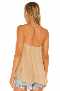 Camila Coelho Diara Halter Tunic In Hazelnut 8 Camila Coelho Diara Halter Tunic In Hazelnut -CAMILA COELHO Sales COEL WS168 V3