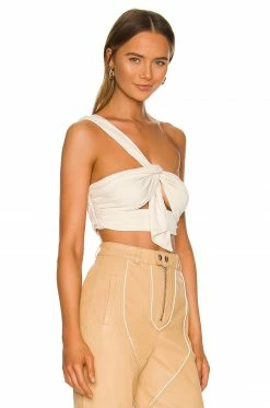 Camila Coelho Jalena Top In Beige -CAMILA COELHO Sales COEL WS187 V2