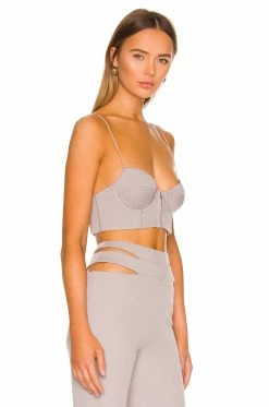 Camila Coelho Clara Bustier In Grey -CAMILA COELHO Sales COEL WS190 V2