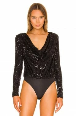 Camila Coelho Cece Bodysuit In Black 9 Camila Coelho Cece Bodysuit In Black -CAMILA COELHO Sales COEL WS195 V2
