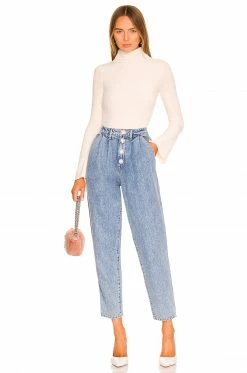 Camila Coelho Gloria Bodysuit In Off White -CAMILA COELHO Sales COEL WS196 V5