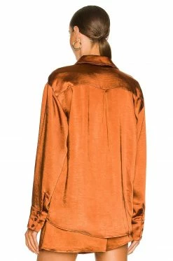 Camila Coelho Amber Top In Brown 10 Camila Coelho Amber Top In Brown -CAMILA COELHO Sales COEL WS197 V4