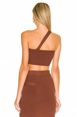 Camila Coelho Ellis Top In Nutmeg -CAMILA COELHO Sales COEL WS204 V3