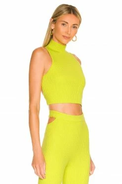 Camila Coelho Coyote Top In Lime -CAMILA COELHO Sales COEL WS214 V2