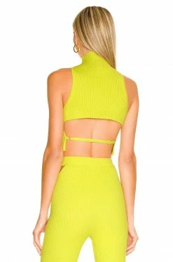 Camila Coelho Coyote Top In Lime -CAMILA COELHO Sales COEL WS214 V3