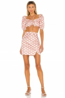 Camila Coelho Josefina Top In Pink Dot 9 Camila Coelho Josefina Top In Pink Dot -CAMILA COELHO Sales COEL WS90 V4