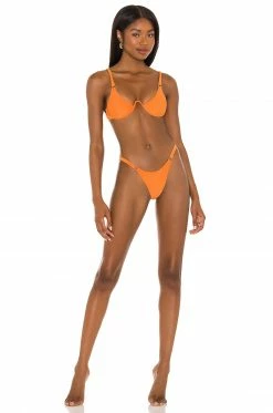 Camila Coelho Tango Top In Rustic Orange -CAMILA COELHO Sales COEL WX100 V4