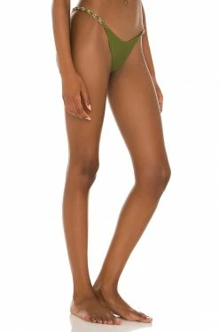 Camila Coelho Kaylane Bottom In Dark Sage -CAMILA COELHO Sales COEL WX101 V2