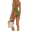 Camila Coelho Kaylane One Piece In Dark Sage -CAMILA COELHO Sales COEL WX103 V1