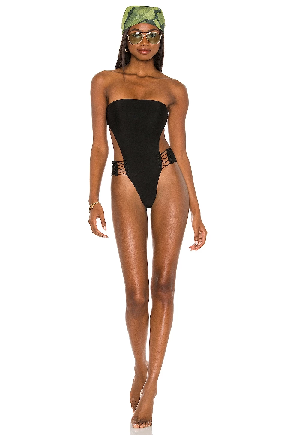 Camila Coelho Laura One Piece In Black 6 Camila Coelho Laura One Piece In Black - Image 4