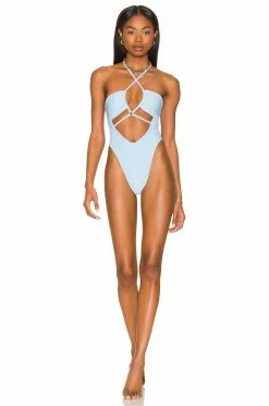 Camila Coelho Catalena One Piece In Sky Blue -CAMILA COELHO Sales COEL WX137 V2