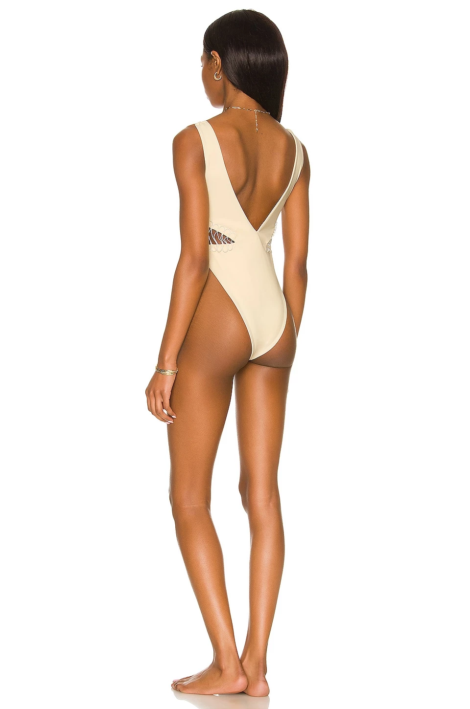 Camila Coelho Caprice One Piece In Light Beige 5 Camila Coelho Caprice One Piece In Light Beige - Image 3
