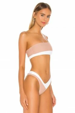 Camila Coelho Rumba Top In White & Nude 7 Camila Coelho Rumba Top In White & Nude -CAMILA COELHO Sales COEL WX29 V2