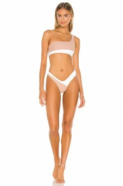 Camila Coelho Rumba Top In White & Nude 9 Camila Coelho Rumba Top In White & Nude -CAMILA COELHO Sales COEL WX29 V4