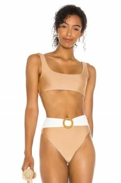 Camila Coelho Bonita Top In Nude